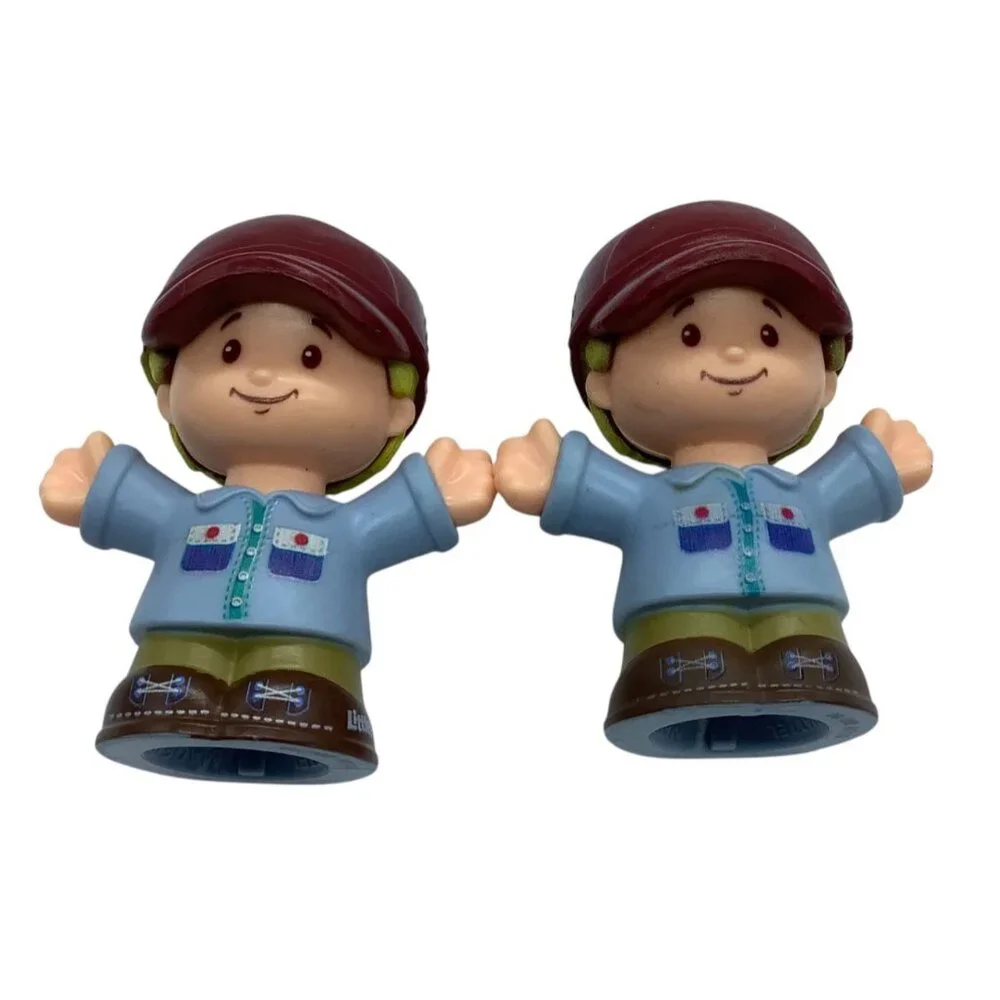 Fisher-Price Little People Boy Figures‎ Mattel Toy Collectibles Set of 2